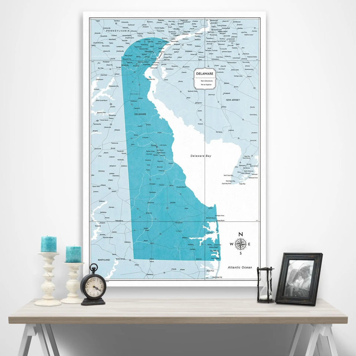 Delaware Poster Maps