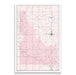 Idaho Map Poster - Pink Color Splash CM Poster