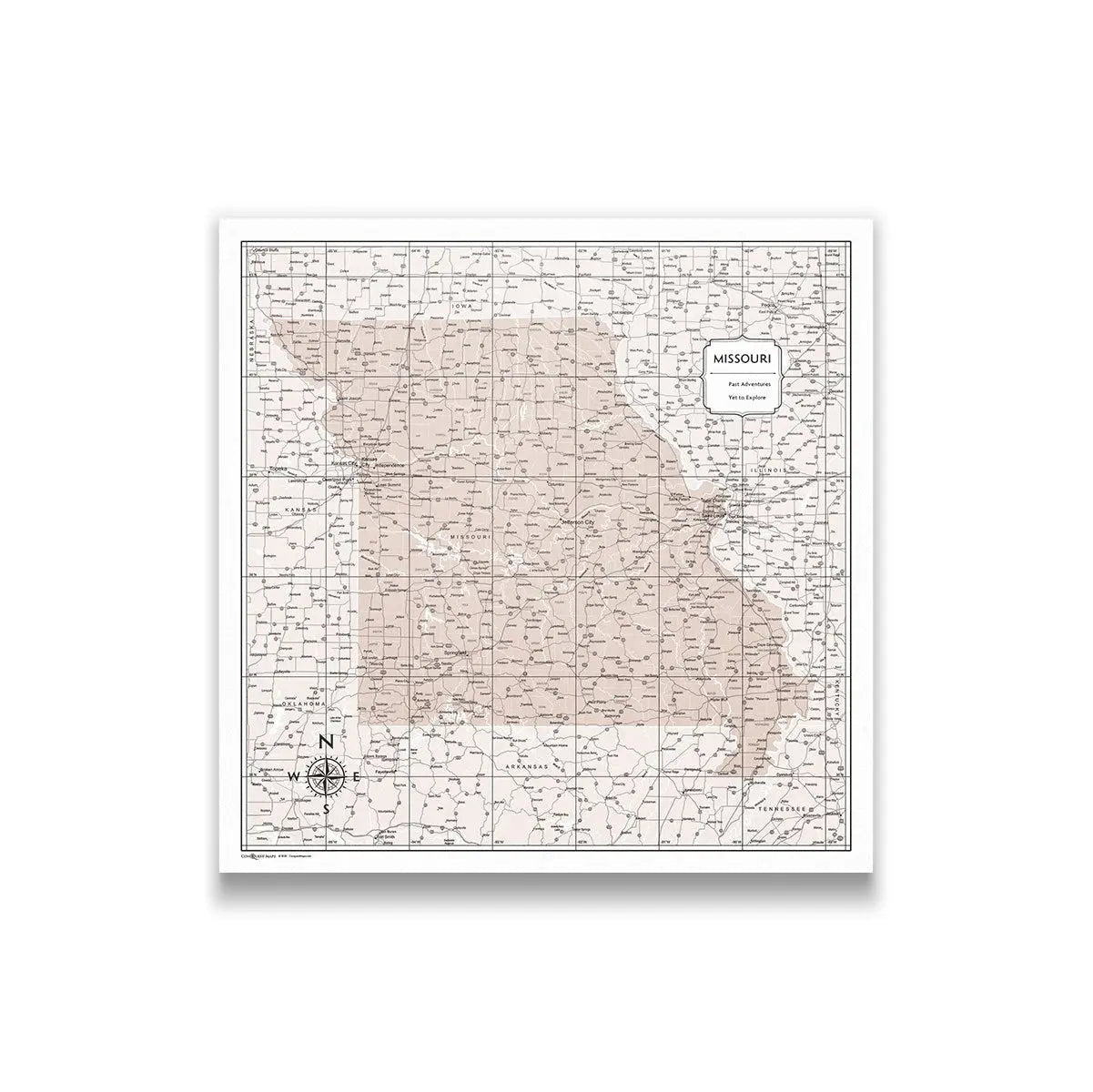 Missouri Poster Maps