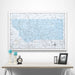 Montana Map Poster - Light Blue Color Splash CM Poster