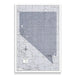 Push Pin Nevada Map (Pin Board) - Dark Gray Color Splash CM Pin Board