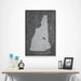 New Hampshire Map Poster - Modern Slate CM Poster