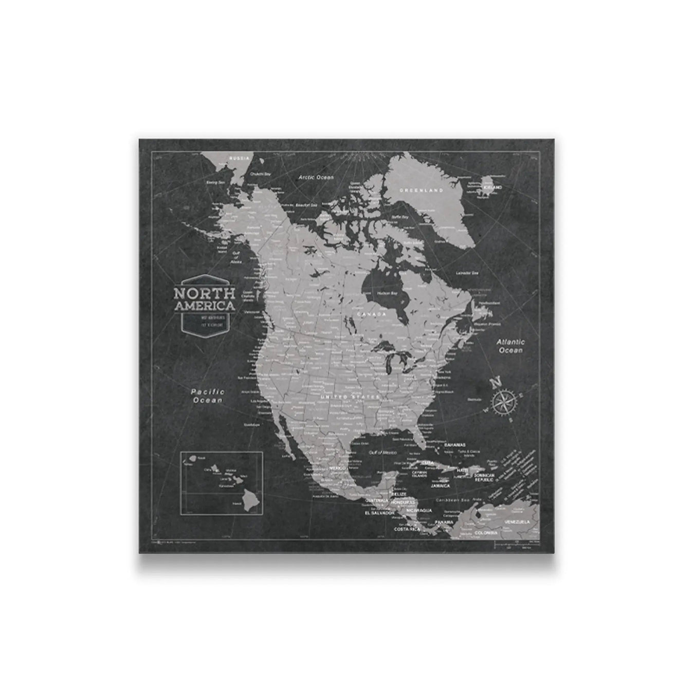 Celebrate Your Travels with Stunning North America Maps