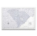 Push Pin South Carolina Map (Pin Board) - Light Gray Color Splash CM Pin Board