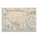USA Map Poster - Rustic Vintage CM Poster