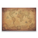 World Map Poster (Winkel Tripel) - Golden Aged CM Poster