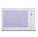 Push Pin Wyoming Map (Pin Board) - Purple Color Splash CM Pin Board