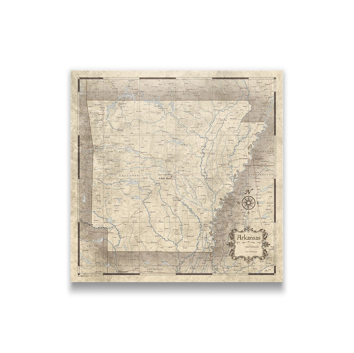 Arkansas Poster Maps