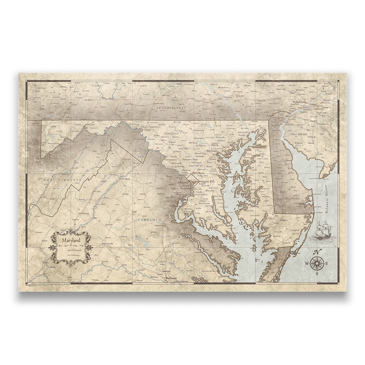 Maryland Poster Maps
