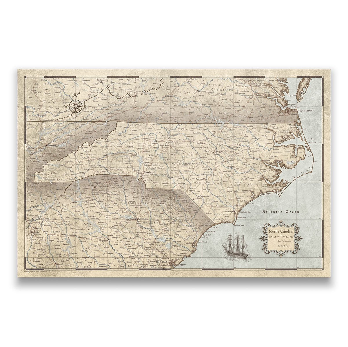 North Carolina Poster Maps