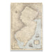 New Jersey Map Poster - Rustic Vintage CM Poster