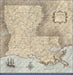 Push Pin Louisiana Map (Pin Board) - Rustic Vintage CM Pin Board