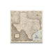 Texas Map Poster - Rustic Vintage CM Poster