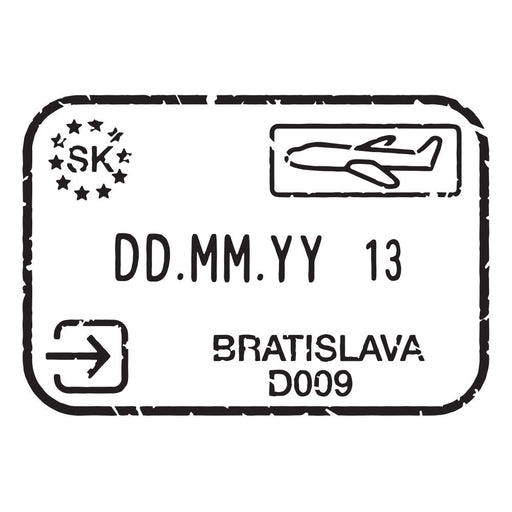 Passport Stamp Decal - Slovakia Conquest Maps LLC