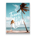 To Travel Is To Live- Canvas Wall Art Conquest Maps LLC