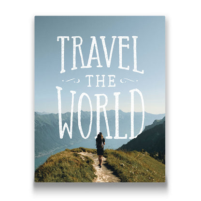 Travel The World - Canvas Wall Art Conquest Maps LLC