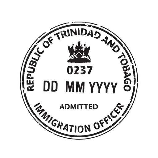 Passport Stamp Decal - Trinidad and Tobago Conquest Maps LLC
