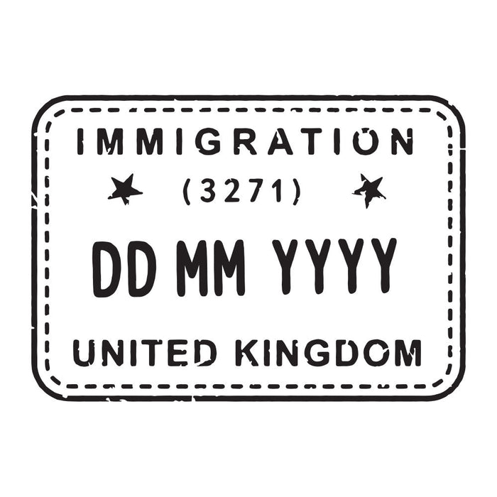 Passport Stamp Decal - United Kingdom Conquest Maps LLC
