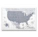 Push Pin USA Map (Pin Board) - Dark Gray Color Splash CM Pin Board