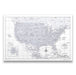 Push Pin USA Map (Pin Board) - Light Gray Color Splash CM Pin Board