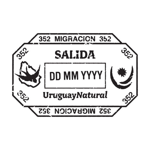 Passport Stamp Decal - Uruguay Conquest Maps LLC