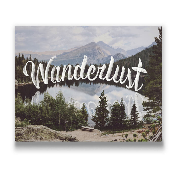 Wanderlust - Travel Canvas Wall Art Conquest Maps LLC