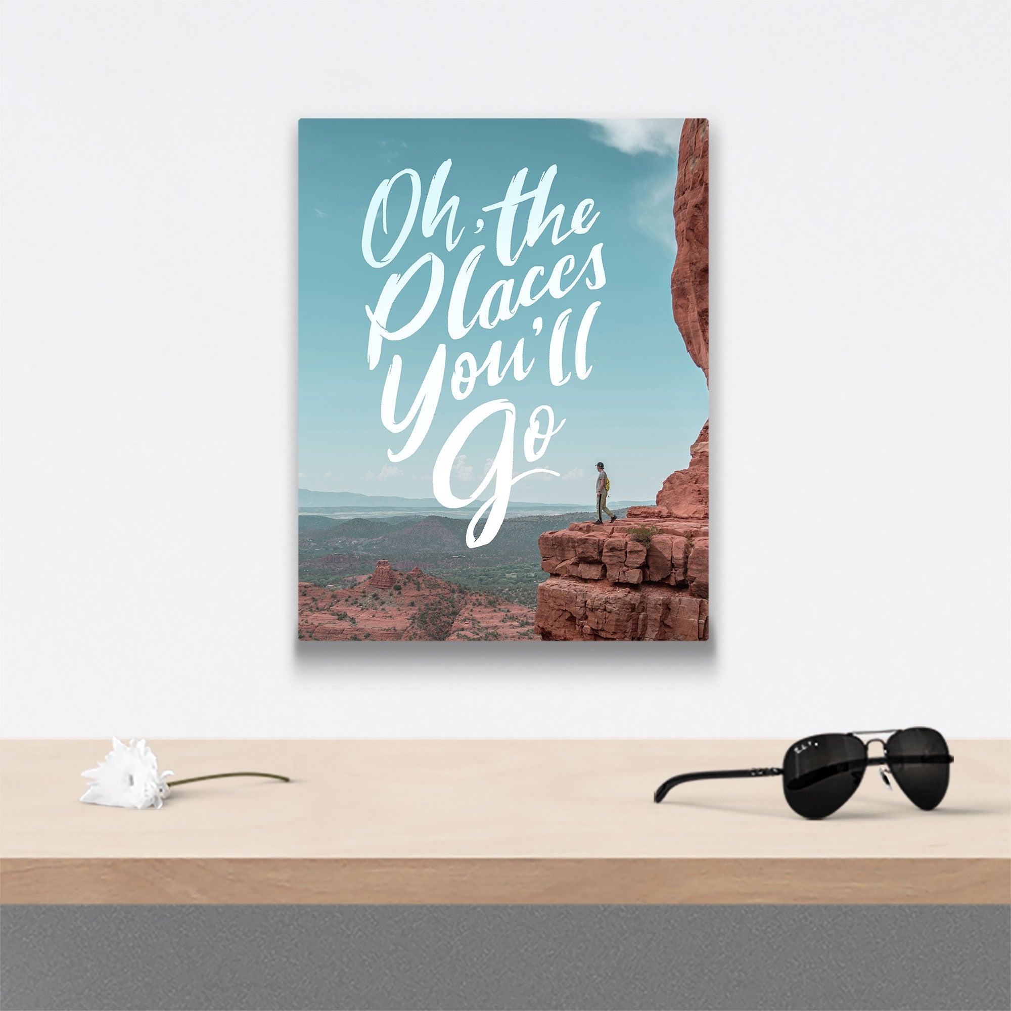 Oh The Places You'll Go - Canvas Wall Art Conquest Maps LLC